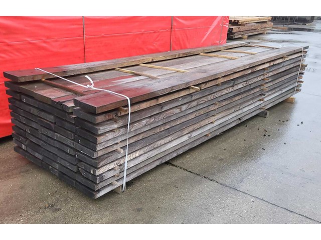 52x lariks steigerplank 38 x 195 mm, lengte 400 cm - afbeelding 1 van  6