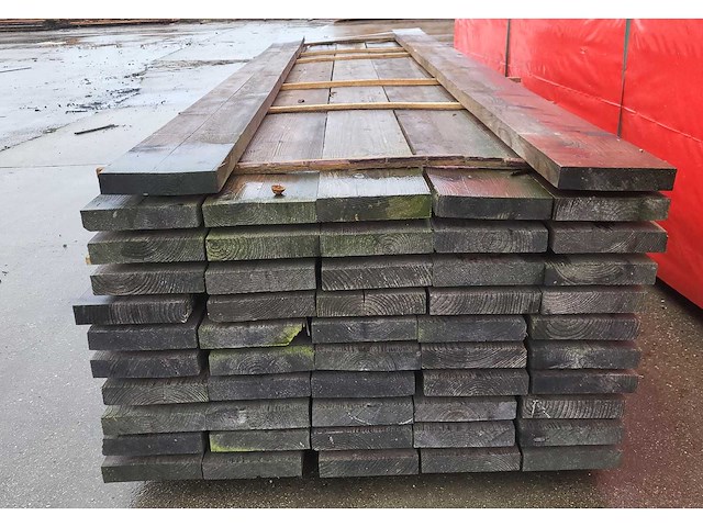52x lariks steigerplank 38 x 195 mm, lengte 400 cm - afbeelding 2 van  6