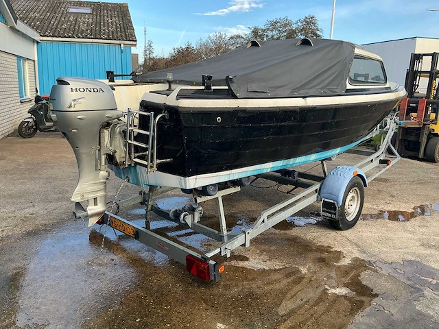 54 taylor met 14,7kw honda motor inclusief brenderup boot trailer - afbeelding 19 van  31