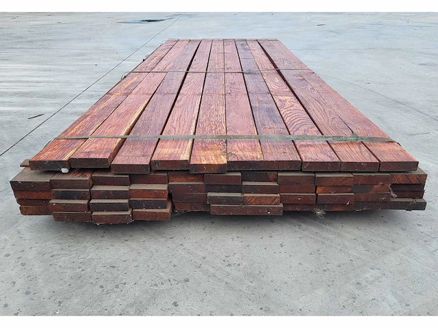 54 x walaba vlonderplank 25x90mm, lengte 275cm ( = 14 m2 ) - afbeelding 3 van  4