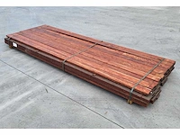 54 x walaba vlonderplank 25x90mm, lengte 275cm ( = 14 m2 ) - afbeelding 4 van  4