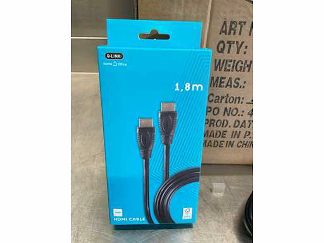 (54x) q-link hdmi kabel gold - 1,8 mtr - afbeelding 2 van  5