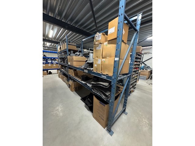 5,5 meter magazijnstelling, blauw - afbeelding 1 van  5