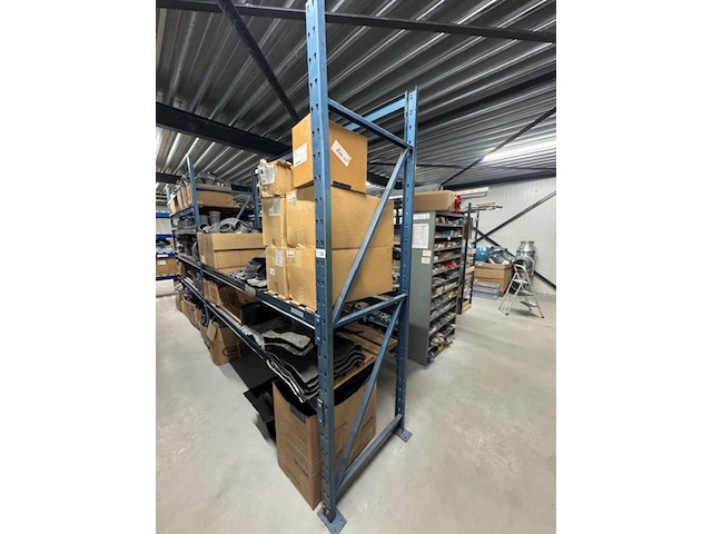 5,5 meter magazijnstelling, blauw - afbeelding 2 van  5