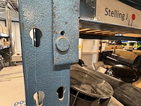 5,5 meter magazijnstelling, blauw - afbeelding 2 van  5