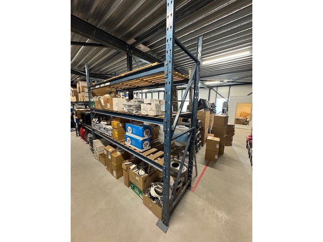 5,5 meter magazijnstelling, blauw - afbeelding 3 van  5