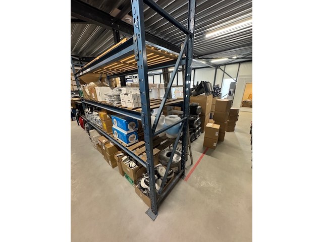 5,5 meter magazijnstelling, blauw - afbeelding 4 van  5