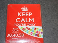 55 sets slingerzelf maken keep calm 30-40-50 in a19 - afbeelding 3 van  3