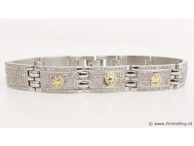 5.59ct men's bracelet - afbeelding 1 van  7