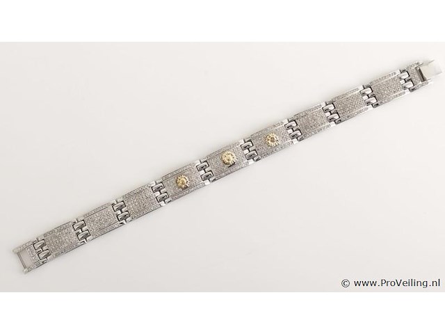 5.59ct men's bracelet - afbeelding 3 van  7