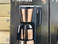 55x koffiezetapparaat met thermoskan bestron, copper collection - afbeelding 1 van  4