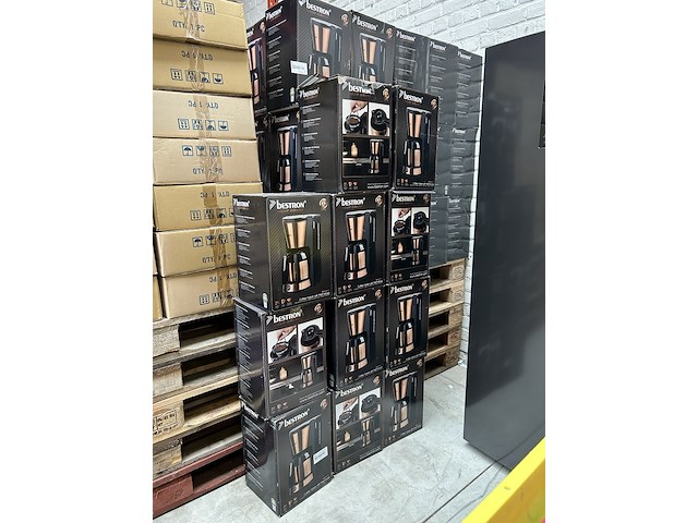55x koffiezetapparaat met thermoskan bestron, copper collection - afbeelding 3 van  4
