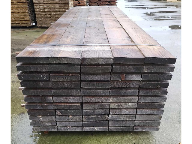 55x lariks steigerplanken 38 x 195 mm, lengte 300cm - afbeelding 3 van  6