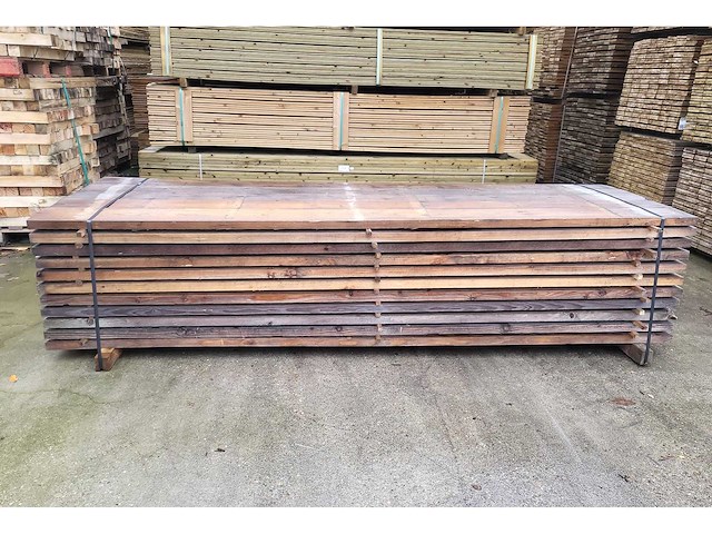 55x lariks steigerplanken 38 x 195 mm, lengte 300cm - afbeelding 6 van  6