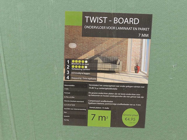 56 m2 isoboard platen ondervloer - afbeelding 1 van  3