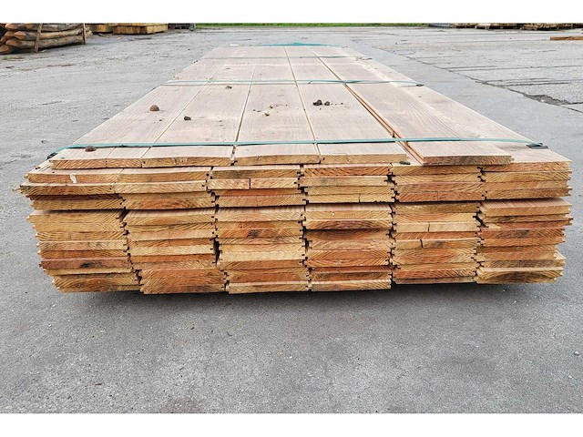 56m2 douglas vloerdelen 18 x 175 mm, lengte 360cm ( 89x ) - afbeelding 3 van  4