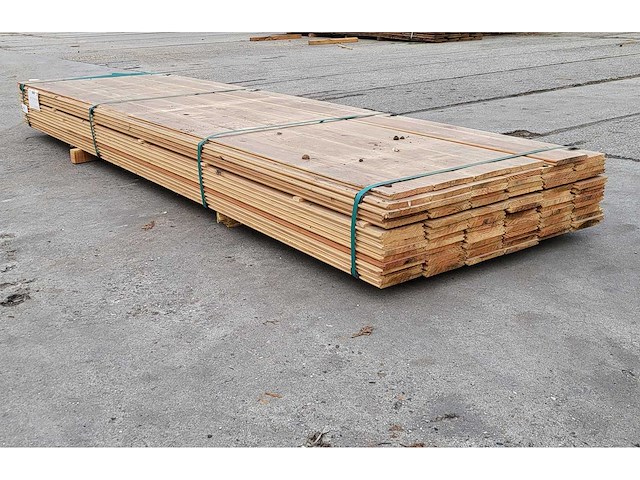 56m2 douglas vloerdelen 18 x 175 mm, lengte 360cm ( 89x ) - afbeelding 4 van  4