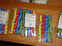 576 pakjes met 4 kleurpotloodjes kort de smurfen - afbeelding 1 van  3