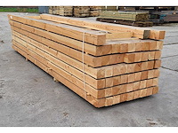 57x douglas geschaafde balken 110 x 110 mm, lengte 400cm - afbeelding 1 van  3