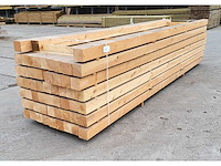 57x douglas geschaafde balken 110 x 110 mm, lengte 400cm - afbeelding 2 van  3