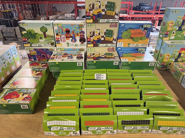 59x speelgoed, biobuddi bouwstenen - afbeelding 1 van  6