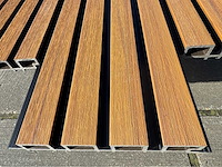 5g teak composiet gevel paneel bij (90x)