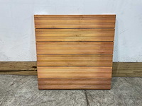 5m² almendrillo hardhouten terrastegel - 50x50 cm - afbeelding 2 van  2