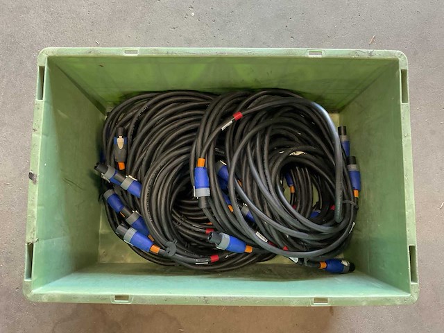 5m speakon audiokabel (15x) - afbeelding 1 van  1