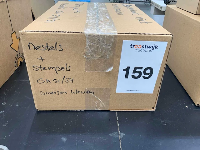 5s spindelhandpersje / voor nestels ga51/54 + stempels - afbeelding 1 van  2