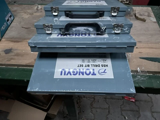 5x 170-delige metaalborenset, tongy tools, hss 4241 - afbeelding 4 van  4