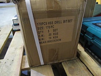 5x 170-dlg metaalborenset tongy tools, hss 4241 - afbeelding 5 van  5