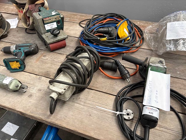 5x 220v verlengkabels - afbeelding 1 van  2