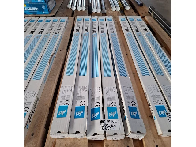 5x 2.5 kilo laselektrode elga, alutig mg 5 - afbeelding 1 van  5