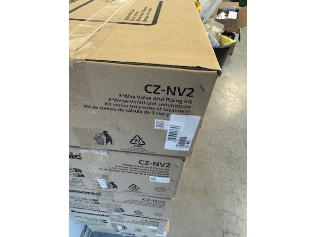 5x 3-weg klep voor inbouw, panasonic, cz-nv2 - afbeelding 3 van  3