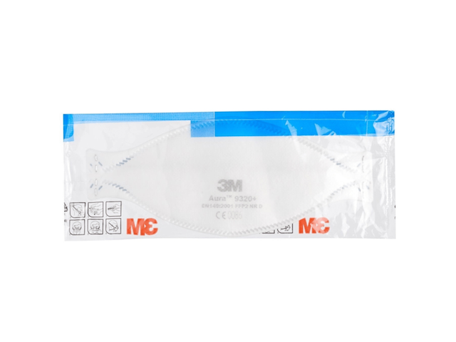 5x 440 stuks ffp2 3m aura 9320+ stofmaskers 3m, ffp2 3m aura 9320+, wit - afbeelding 2 van  3