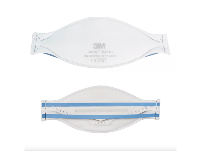 5x 440 stuks ffp2 3m aura 9320+ stofmaskers 3m, ffp2 3m aura 9320+ - afbeelding 3 van  3