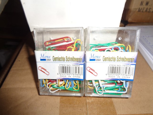 5x 50 paperclips gekleurd - afbeelding 2 van  3