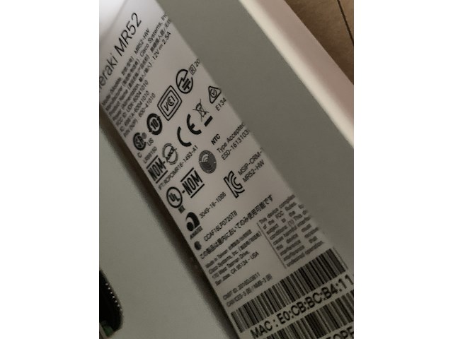 5x access point, cisco, meraki mr52, wit, 2026 - afbeelding 6 van  8