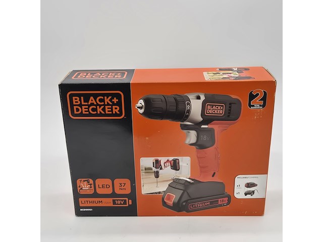 5x accu boormachine, black&decker, bcd001c1, 2021 - afbeelding 2 van  5