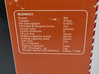5x accu boormachine, black&decker, bcd001c1, 2021 - afbeelding 4 van  5
