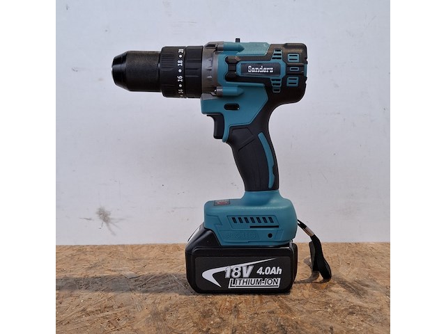 5x accu boormachine, brushless, blauw - afbeelding 1 van  11