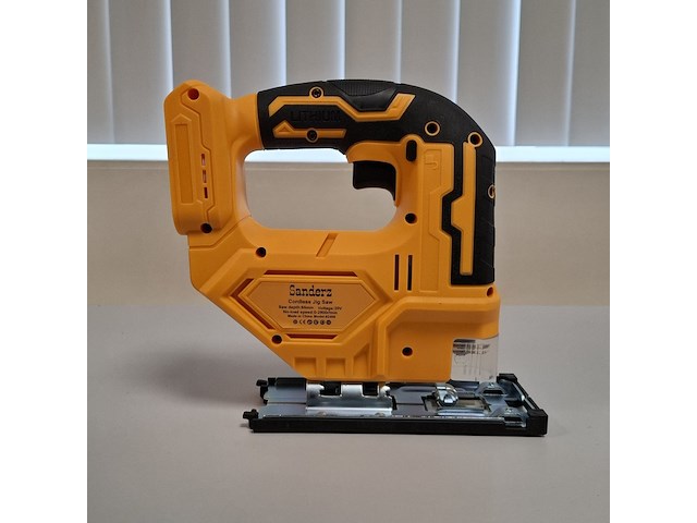 5x accu decoupeerzaag, brushless, geel - afbeelding 3 van  9