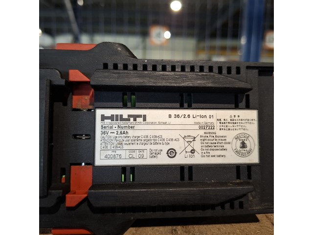 5x accu gereedschap en 2x elektrische gereedschap, hilti - afbeelding 22 van  37
