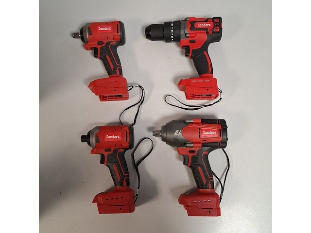 5x accu gereedschap rood - afbeelding 1 van  22