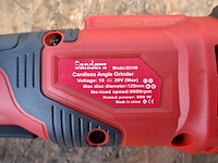 5x accu haakse slijper 125mm, brushless, rood - afbeelding 5 van  9