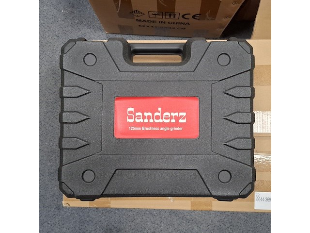 5x accu haakse slijper 125mm, brushless, rood - afbeelding 8 van  9