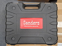 5x accu haakse slijper 125mm, brushless, rood - afbeelding 8 van  9