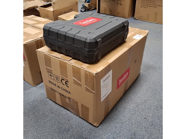 5x accu haakse slijper 125mm, brushless, rood - afbeelding 9 van  9