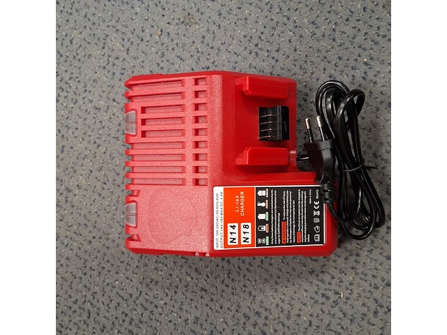 5x accu lader 14-18v rood - afbeelding 2 van  5