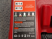 5x accu lader 14-18v rood - afbeelding 3 van  5